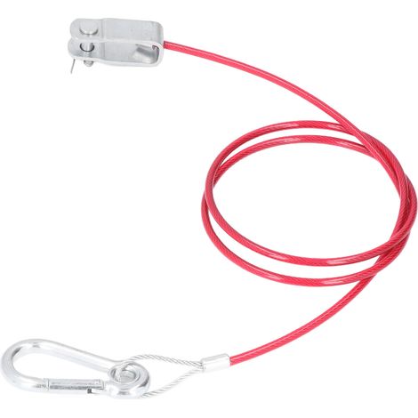 Câble de sécurité 1m en acier inoxydable anti-chute pour remorque, corde de rupture universelle pour voitures, kit de secours (1/5)