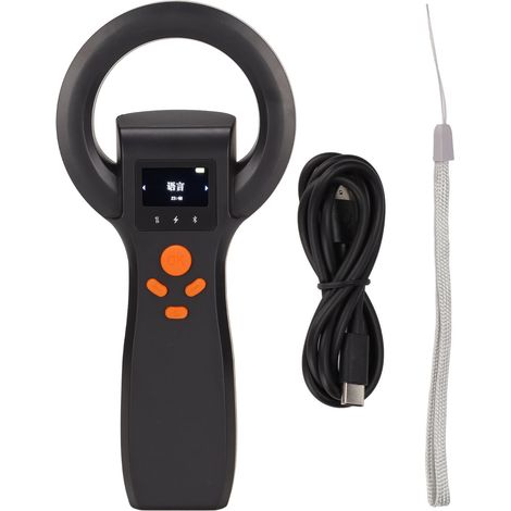 Tragbarer, drahtloser elektronischer Chip-Leser für Nutz- und Haustiere, Mikrochip-Scanner für Tiere, kompaktes und leichtes Design. (1/5)