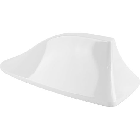 Antenne Aileron De Requin, Antenne De Voiture Universelle, Amplificateur De Signal Radio, Base Adhésive, Pour Camion, SUV, Fourgonnette (blanc) (1/5)