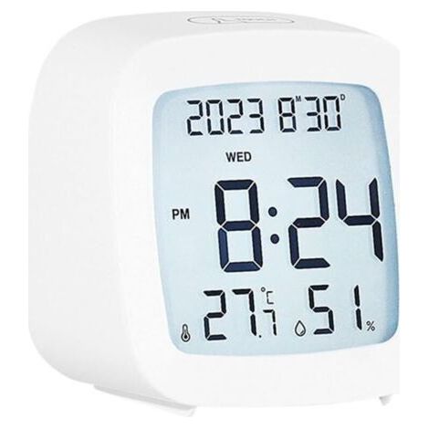Stylish and practical alarm clock with temperature display, great decor and travel needs (1/3)