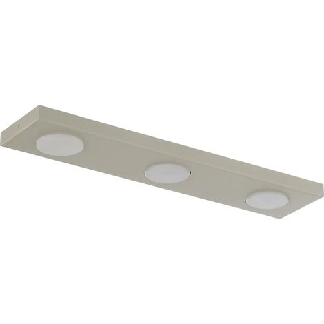 [GEBRAUCHT] B-Ware Deckenlampe Hero Deckenleuchte Lampe Beige Stahl 55 X 12 Cm Gx53 Dimmbar