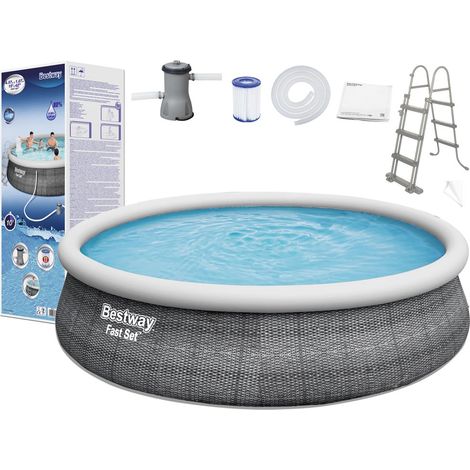 Piscina Tonda Fast Set con Depuratore 457x107 12362 L 57372 (1/5)