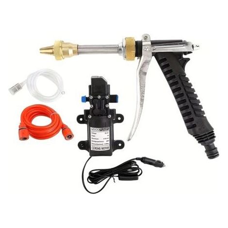 Pompa acqua Alta Pressione Portatili 12V Pompa di Irrigazione multi-funzione Ugello in Ottone Giardino, Pesticidi, Alberi da Frutto e di Pulizia (1/5)