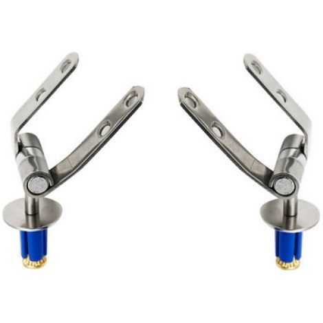 KIT CERNIERE INOX FISSA AD ESPANSIONE MOD. S05