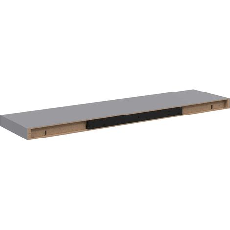 Maison Exclusive - Schwebende Wandregale 4 Stk. Grau 90x23,5x3,8c (1/5)