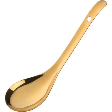 Cuillère À Riz - En Acier Inoxydable 18/8 - Long Manche - Pour Soupe Et Riz - Usage Cuisine Et Table - Lot De 1