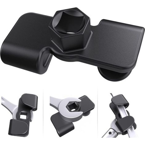 Verlängerungsschlüssel für 1/2"-Antrieb-Drehmomentschlüssel/21-mm-Sechskantantrieb-Universal-Schraubenschlüsselverlängerungsadapter - Crezuo