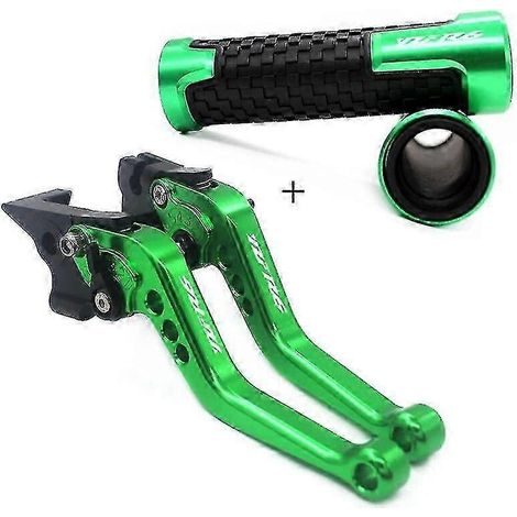 Accessoires moto uniques compatibles avec Yamaha YZF-R6 (2005-2016) : leviers de frein et d'embrayage courts, poignées. (1/5)