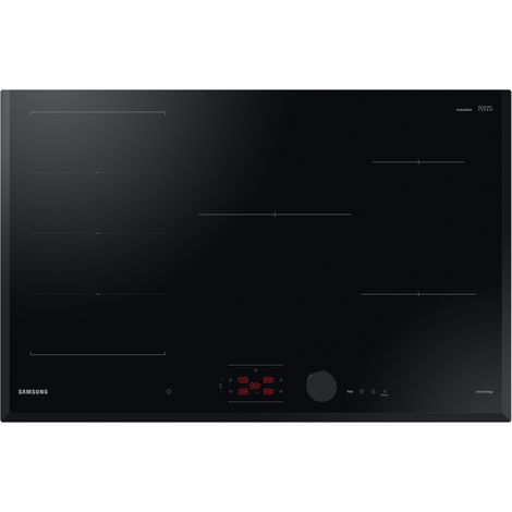 Samsung Piano a Induzione Slim Fit 80cm NZ85C6058KK. Colore del prodotto: Nero, Posizionamento dell'apparecchio: Da incasso, Dimensione della larghezza del piano cottura: 80 cm. Ti... - NZ85C6058KK/U1 (1/5)