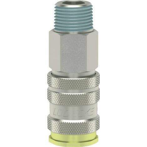 Acoplam. r谩pido macho BSP 1/4" L脺DECKE ESAC14A (1/2)