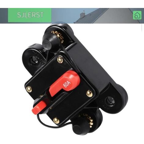 Disjoncteur de Circuit - - 60A - Boîtier Étanche - Protection Surtensions - Réinitialisation Automatique (1/3)
