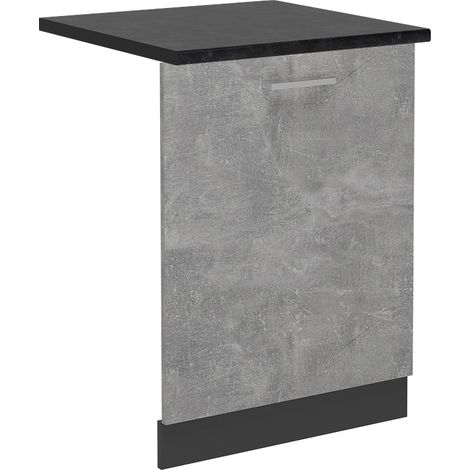 Coperchio per lavastoviglie R-Line, Calcestruzzo, 60 cm , PL Marmo, Vicco