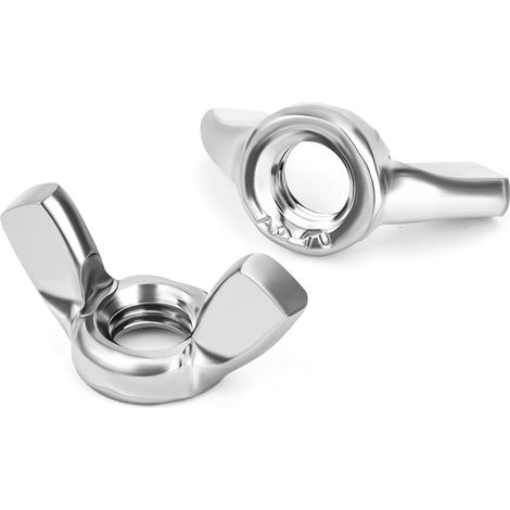 20 Pièces Écrous Papillon M5 Acier Inoxydable 304 DIN 315 pour Bricolage Jardin Meubles et Réparations (1/5)