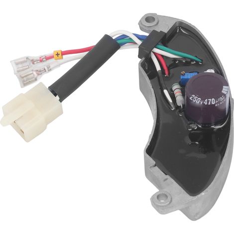Régulateur de tension automatique AVR 6 fils monophasé 250 V 470 µF pour groupe électrogène 3 kW et 5 kW (1/5)