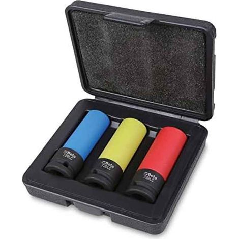 Beta 720LC/C3 Serie bussole macchina colorate 1/2" per dadi ruote 3 Pz. (1/7)