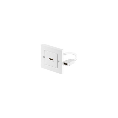 Prise murale HDMI MicroConnect blanche