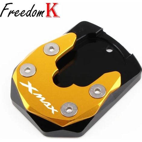 (Or) Compatible avec YAMAHA XMAX 125 250 300 XMAX300 XMAX250 XMAX125 Moto Béquille latérale CNC Extension de béquille avant Plaque de support Maxpower (1/4)
