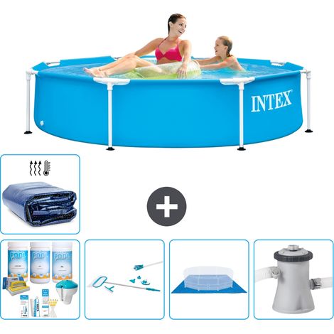 Intex Piscine Tubulaire Ronde - 244x51 cm - 6-pièces  S20402 (1/5)