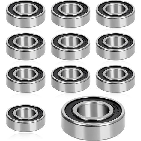 6004 2RS Ball Bearings 20x42x12mm Double Protection Precision Bearing for Lathe Bench DIY 3D Printer Motor Milling Machines 10pcs (1/5)