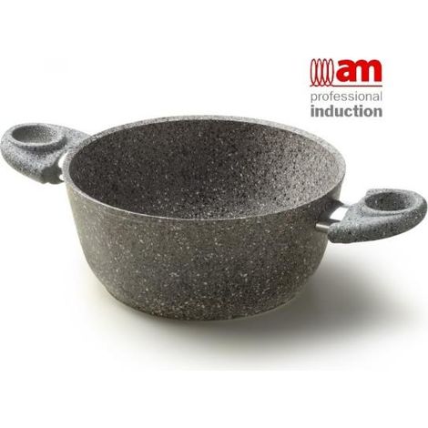 Casseruola Antiaderente ad Induzione Cuore di Pietra 28 cm (1/2)