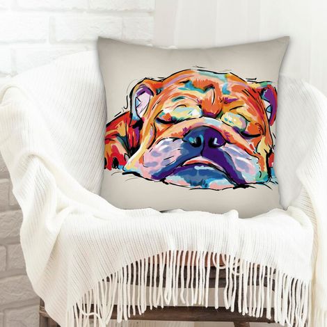 Housse de coussin sans coussin à fermeture éclair invisible pour petite amie (1/5)