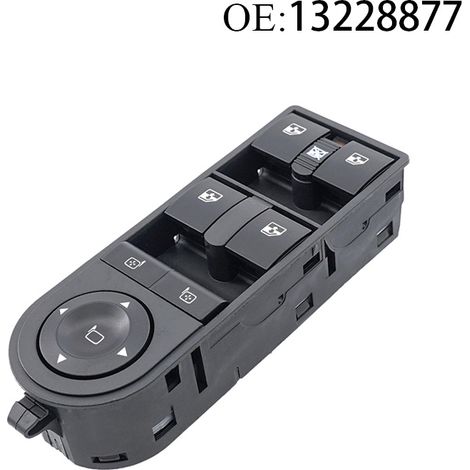 BIEMMEDUE- Die Referenznummer 13228877 bezieht sich auf den Fensterheberschalter für Opel Astra Modelle der Baujahre 2004-2015. (1/4)