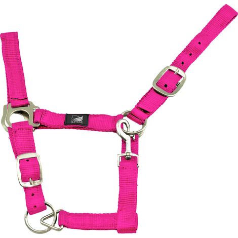 ROSA taglia PONY Supreme Cavezza nylon doppia regolazione