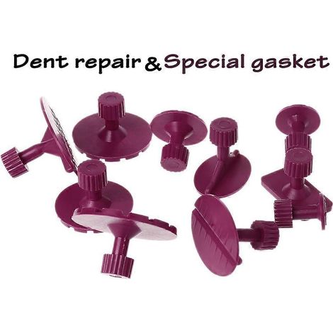 10 outils de réparation de bosses de voiture, extracteur de bosses, joint, débosseleur sans peinture (1/4)