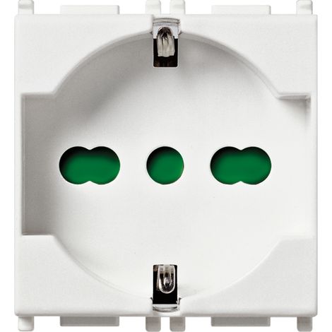 VIMAR - 14210 Universal-2P+T-Steckdose 16A, weiß