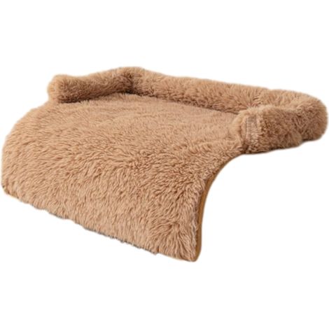 Panier Pour Chien - Panier Pour Chat - Tapis Antidérapant Avec Bord Relevé - Lavable En Machine - 75x75 Cm - Café