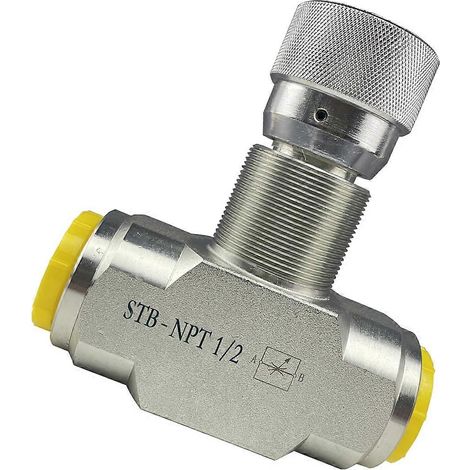 Distributeurs unidirectionnels résistants à la corrosion, pour vérins hydrauliques haute pression, corps en acier au carbone, multicolores 1/2'' (1/5)