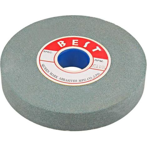 100 Meule en carbure de silicium meule abrasive de rechange, pour le meulage de précision et meulage rapide pour touret à meuler abrasive 125x16x12.7mm Vert-DOU
