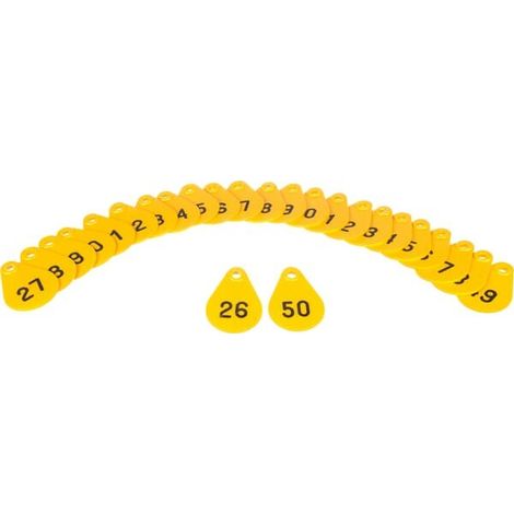 Médaillons n°26-50 jaune AKROH 3990500000022650