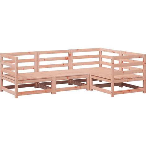 Maison Exclusive - 4-tlg. Garten-Sofagarnitur Massivholz Douglasi