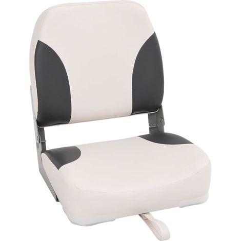 vidaXL Sedile Barca con Cinghia di Fissaggio Pieghevole 41x36x48 cm (1/5)