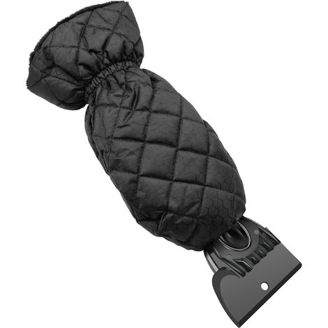 APEX Grattoir à glace, déneigement avec gant antigel, outil de déneigement et de dégivrage du pare-brise et de la voiture - 38 x 17 cm (1/5)