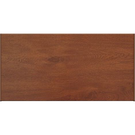 Appuis de fenêtre en bois brun, 60 x 40 x 4,5 cm, en PVC. (1/5)