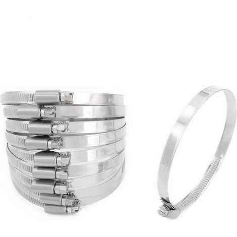 Gamme diamètre 78 mm à 101 201 Edelstahl Deutscher Typ Schlauchschelle 10 Stck (1/4)