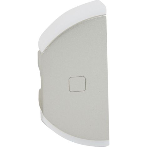 Enjoliveur simple Céliane STOP montage gauche uniquement titane (068504)