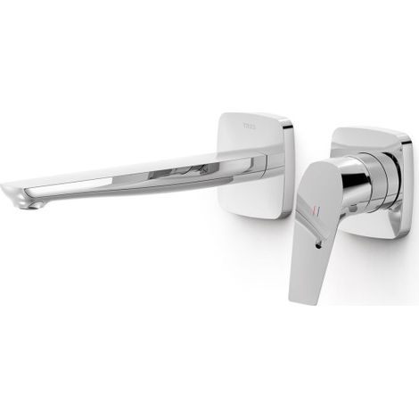Pièce apparente pour élément encastré de lavabo Canigó Chrome - TRES 21730024