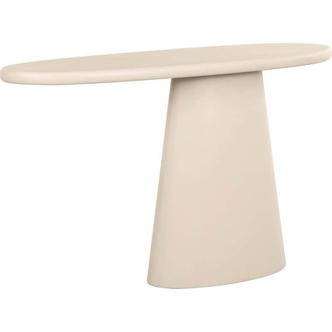 Table murale design en MDF finition beige - Beige doux