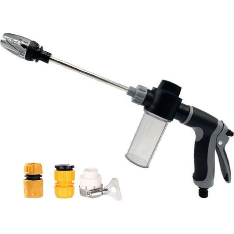 Jetterix Haute Pression Pistolet D'arrosage Avec Débit D'eau Réglable Pour Arrosage De Jardin, Lavage De Voiture (1/5)