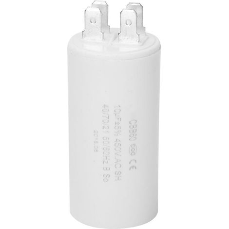 Condensateur de démarrage CBB60 450V 10µF pour moteur électrique - Faible ESR 0.2, durable