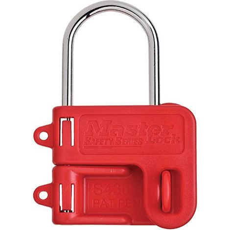 Master Lock S430 Two Padlock Lockout Hasp - 4mm Shackle MLKS430 (1/3)