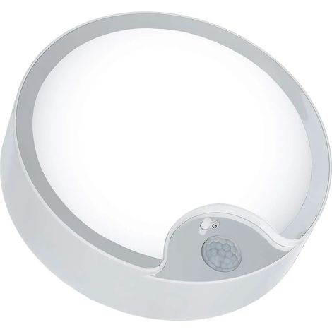 Motion Sensor LED Ceiling Light, Battery Operated Super Bright Indoor Ceiling Lamp, for Attic, Laundry Room, Garage, Hallway, Staircase, 19cm 300LM Daylight (1/5)