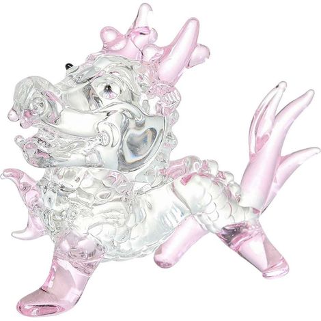 Ornement Dragon - Figurine Zodiac Année Du Dragon - Décoration Bureau Salon Chambre - 5 Couleurs - 5 x 5 x 8 cm - 1 Pièce (1/5)