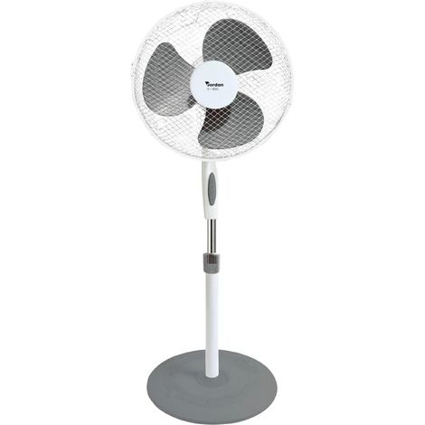 Jordan V-40G Ventilateur de sol à base ronde oscillante de 45 watts à 3 vitesses