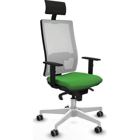piqueras-y-crespo Silla ergonómica moderna verde para oficina