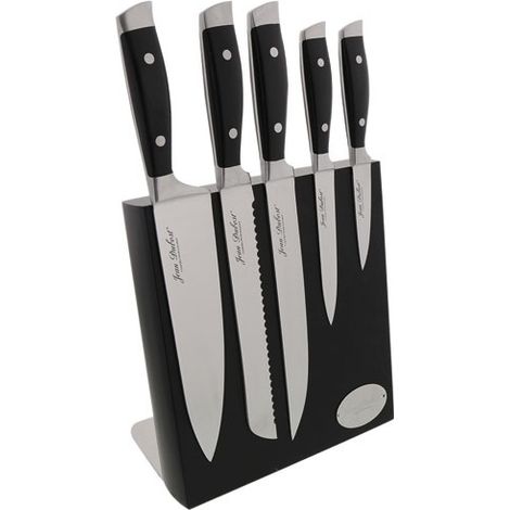 Bloc de 5 couteaux aimanté massif inox - Jean Dubost - DM021220X70055 (1/3)