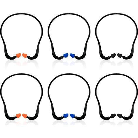 6 Pièces Bouchons D’oreille, Silence Bouchons d'Oreilles pour Dormir, Voyager, Réutilisables, Bouchons D'oreille Insonorisés, Bouchon Oreille Antibruit, Protection Auditive (Multicolore) (1/5)